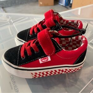 Ecko Unlimited Toddler Shoes (Toddler, Size 6) - Red/Black w/checkers